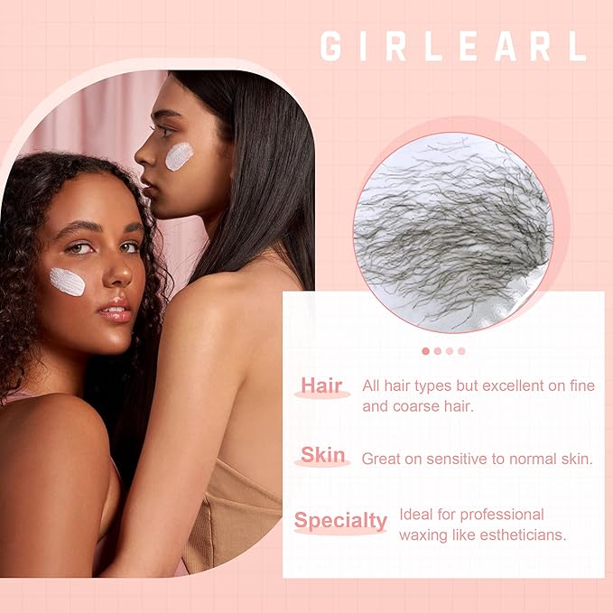 1lb Wax Beads for Hair Removal - Unscented Hard Wax Beads Refill for Professional Full Body Waxing - Ideal for Facial, Brazilian Bikini, Legs, and Underarms at Home for Women and Men (White)-VivaGrace Women