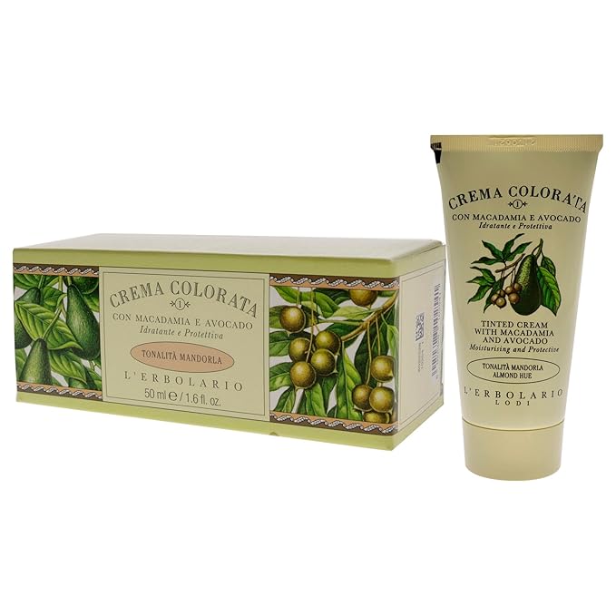 Tinted Cream - Almond Hue by LErbolario for Women - 1.6 oz Cream-VivaGrace Women