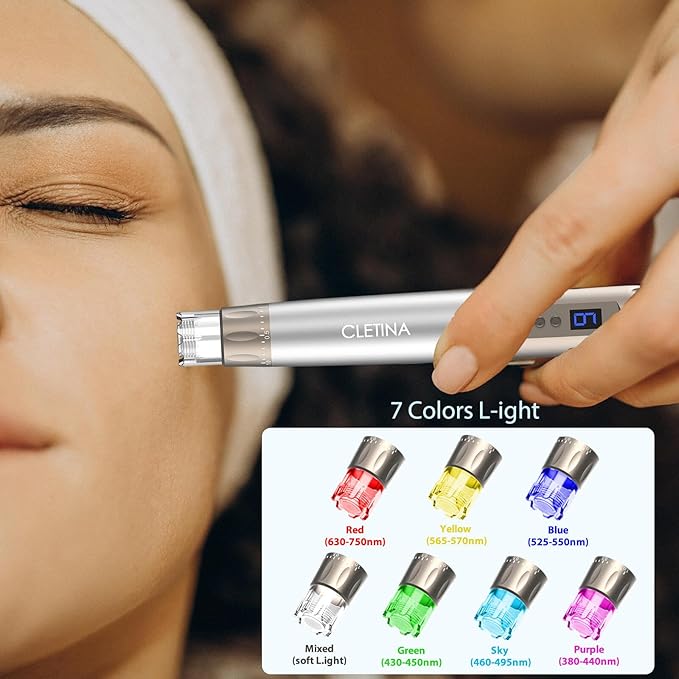 Micronee.dling Pen H3 Micronee.dle Pen - Adjustable Serum Applicator - Micronee.dle for Face Home Use - 2PCS H12 + 2PCS Nano-HR + 2PCS Nano-H-VivaGrace Women