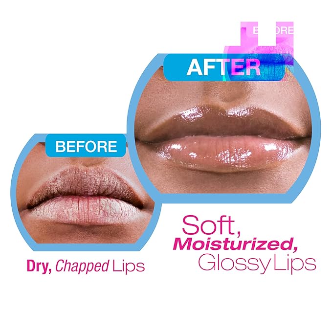 Ruby Kisses Hydrating Lip Oil Clear RLO01 (Clear&Cocoa Butter&Hemp Seed)-VivaGrace Women