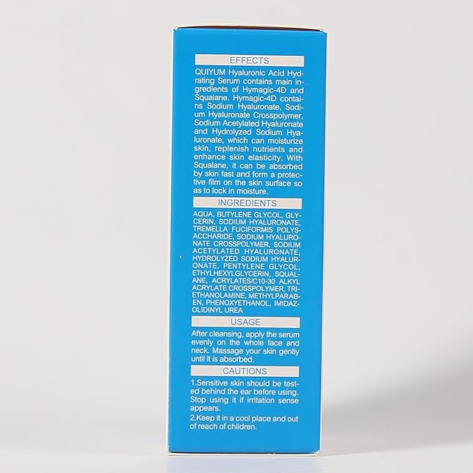 Hyaluronic Acid Serum for Face, Hydrating Face Serum for Dry Skin W/Hymagic-4D, Squalane, Vitamin C & E for Plumping, Hydrating & Anti-Aging Serum, Skin Care, 1.06fl.oz, Pack of 2-VivaGrace Women