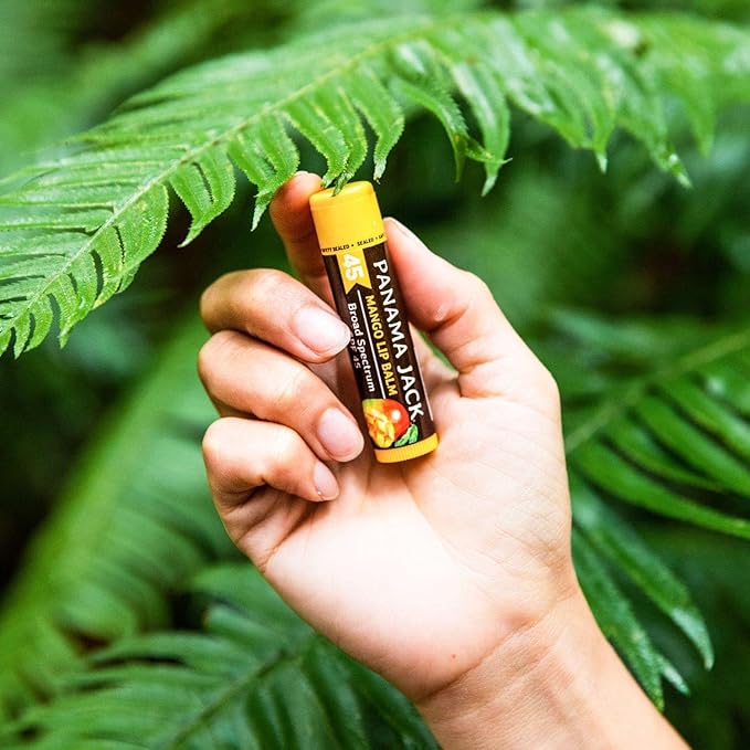 Panama Jack Sunscreen Lip Balm - SPF 45, Broad Spectrum UVA-UVB Sunscreen Protection, Prevents & Soothes Dry, Chapped Lips-VivaGrace Women