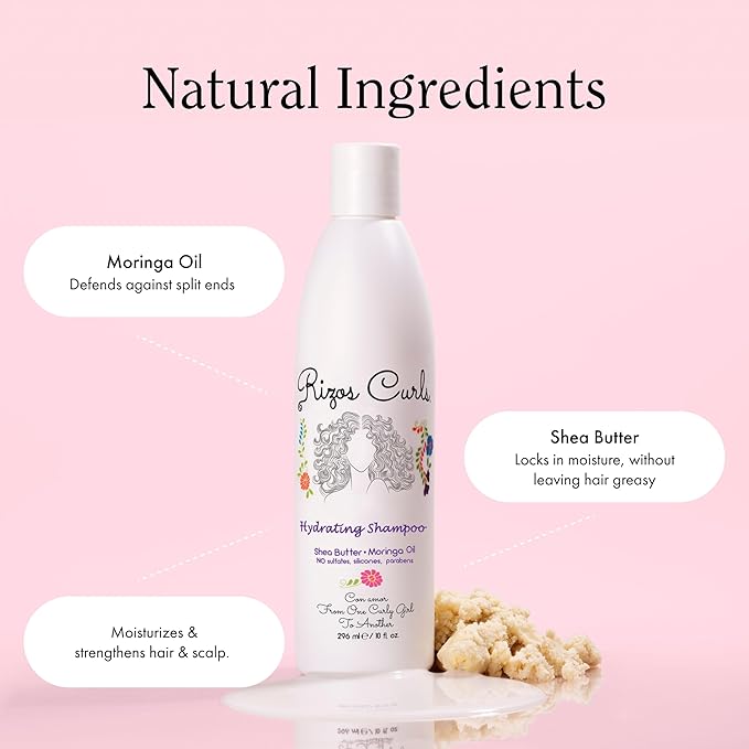 Rizos Curls Trio Bundle, Hydrating Shampoo & Deep Conditioner & Curl Cream Bundle, Gently Cleanse and Hydrate Curly Hair, Style & Define Curls for Frizz Free Volume, For All Curl Patterns 2a - 4c-VivaGrace Women