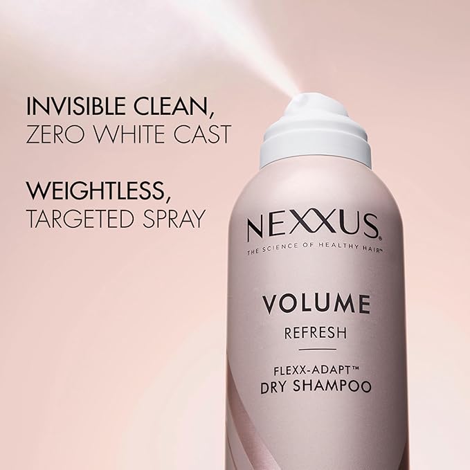 Nexxus Volume Refresh Dry Shampoo For Oil Control + Root-Lifting 72 Hour Freshness with FLEXX-ADAPT Technology 5 oz-VivaGrace Women
