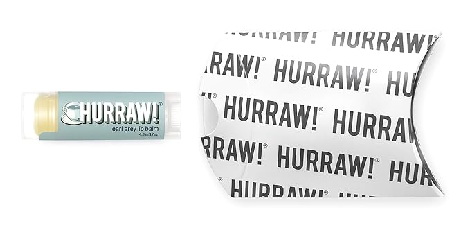Hurraw! Earl Grey Lip Balm: Organic, Certified Vegan, Cruelty and Gluten Free. Non-GMO, 100% Natural Ingredients. Bee, Shea, Soy and Palm Free. Made in USA-VivaGrace Women