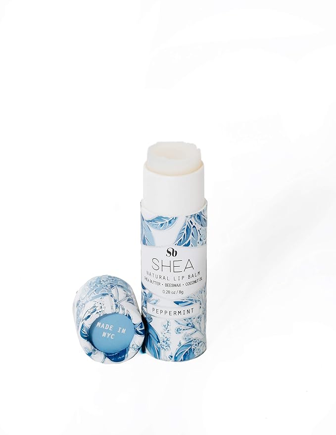 Shea Brand Peppermint Shea Lip Balm, 0.28 OZ-VivaGrace Women