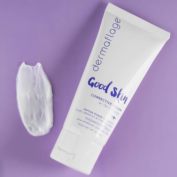 Dermaflage Acne Scar Removal Cream With Peptide Power, Fade Acne, Surgical Scars, Stretch Marks And Wrinkles With Good Skin, 2 oz.-VivaGrace Women