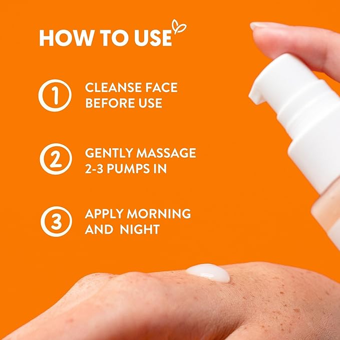 By Nature Vitamin C + Collagen Face Serum - Restore and Energize Tired Skin with Brightening Vitamin C, Plumping Collagen, Plus Texture Enhancing Turmeric - Premium Skin Care Serum for Face - 3fl. oz.-VivaGrace Women