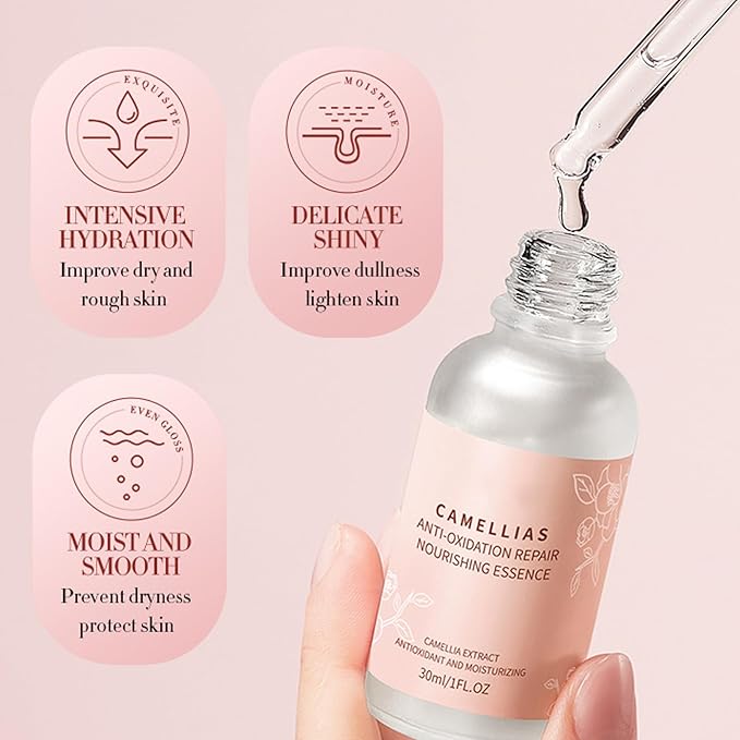 Camellia Extract Skin Care Sets, Skin Care Gift Set for Women Girls, Face Skin Care Routine Kit for Women, 5Pcs Skin Care Products Set with Cleanser,Mask, Face Serum-VivaGrace Women