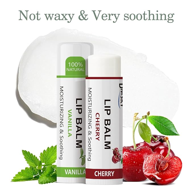 Dmsky Lip Balm Bulk, Fruit Lip Balm Variety Pack, Hydrating Lip Balm for Men Women Kids, 0.15 Oz, 360 count (Pack of 1)-VivaGrace Women