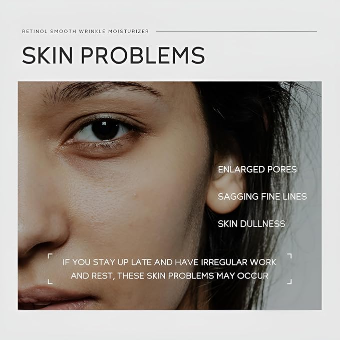 Retinol Cream for Face, Anti Aging Face Moisturizer with Hyaluronic Acid, Rapid Wrinkle Repair, Day & Night Cream Serum for Women, Reduce Fine Lines, Wrinkles & Dark Spots 1.06oz, 2Pack-VivaGrace Women