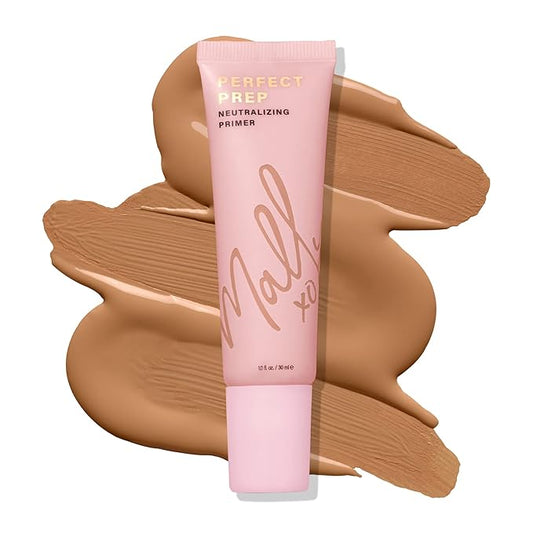 Mally Perfect Prep Neutralizing Tinted Face Primer Deep- 1 Fl Oz - Color-correcting Primer Makeup with Hyaluronic Acid - Long-Wear Foundation Face Primer-VivaGrace Women