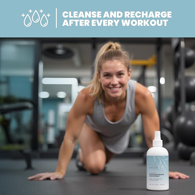 Hypochlorous Acid Spray for Face, Skin, and Body – 0.018% HOCl Facial Mist Toner, Hydrating Cleanser for Acne, Eczema, Rosacea, Eyelids, Pets, Workout, Baby, Back, Redness, Sensitive Care Spray-VivaGrace Women