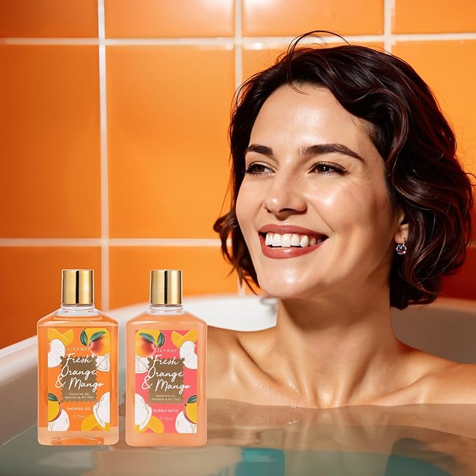 Mothers Day Gifts for Mom - 23-Piece Bath & Body Gift Basket Set for Women, Bath Gift Set, Spa Gift Basket Set with Bath Bomb & More | Christmas Valentine's Birthday Gifts, All Occasion Present-VivaGrace Women