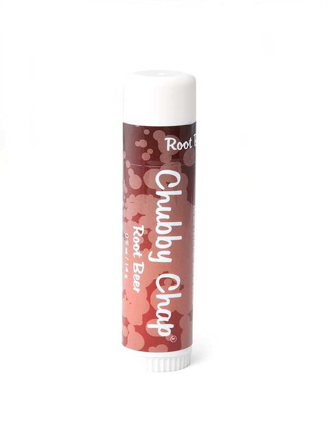 Chubby Chapstick - One (1x) Large Jumbo Chapstick Natural Chapstick - .5 Ounce Lip Balm (Rootbeer)-VivaGrace Women