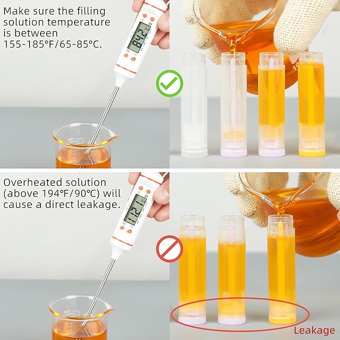 LotFancy Lip Balm tubes Empty, 60PCS 5.5ml (3/16 Oz), Clear Lip Balm Container Tubes with White Caps, BPA Free & Leak Free, Refillable-VivaGrace Women