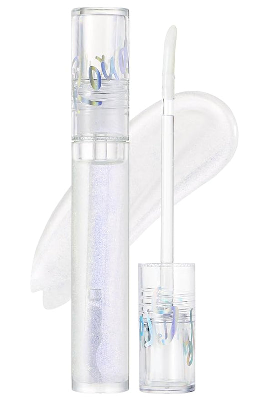 Rouge Star Glossy Lip Oil - Hydrating Lip Gloss - Non-Sticky Shine with Argan Oil & Vitamin - Deep Moisturization & Lip Softening 0.14 oz (Glossy Lip Oil)-VivaGrace Women