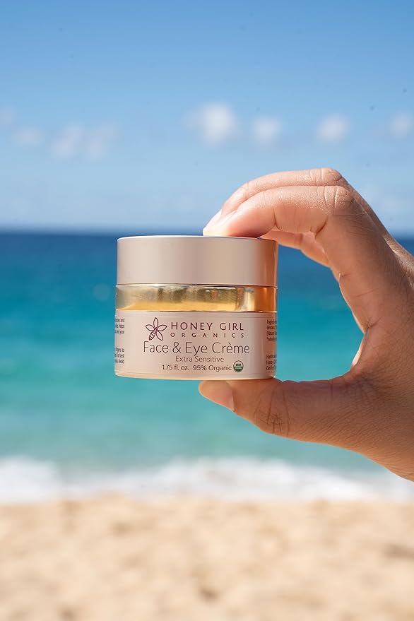 Honey Girl Organics Extra Sensitive Face and Eye Creme, 1.75 Fluid Ounce-VivaGrace Women