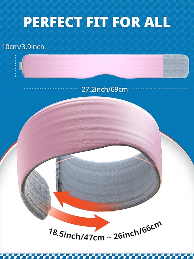 Sleep Mask, Eye Mask for Sleeping, Upgrade Ultra-Soft Blackout Eye Cover for Women Men, Wider Adjustable Strap for Side Sleeper, Travel, Nap, Yoga, Relief Eye, Pink-VivaGrace Women