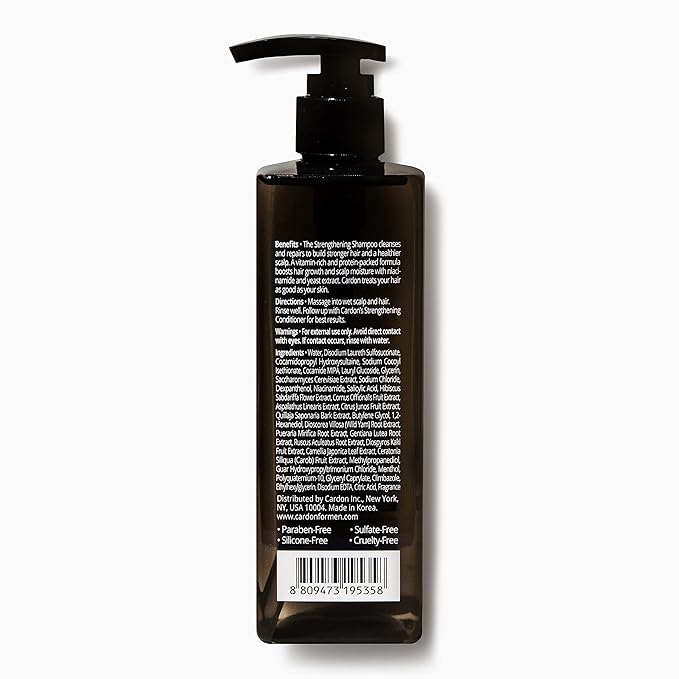 CARDON Hair Growth Shampoo for Men - Thickening, Anti-Thinning, Strengthens Roots, Korean Skincare for Healthy Scalp, Suitable for Oily and Dry Hair-VivaGrace Women