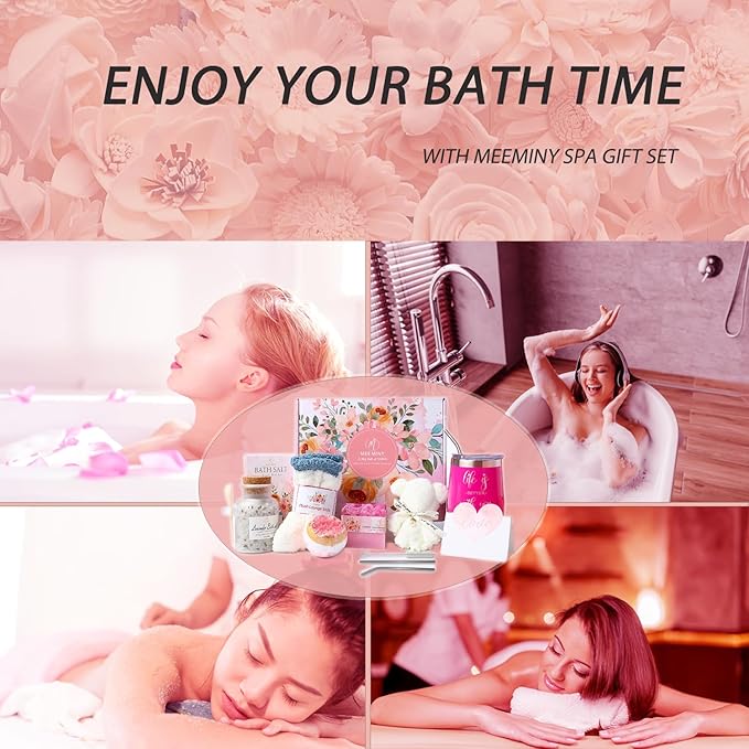 Mothers Day Gifts for Women,Relaxing Spa Gift Basket Set,Unique Gift Ideas for Women,Coworker Teacher Nurse Gifts for Women,Christmas Gifts for Mom Sister Best Friend Wife-VivaGrace Women