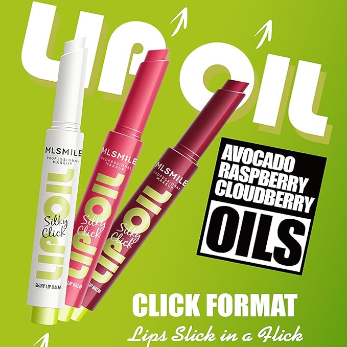 3 Colors Slick Click Lip Balm Set Hydrating Jelly Lipstick Tinted Lip Stain Lip Gloss, Moisturizing, Lightweight, Buildable, Pigmented Vegan Lip Balm, Glossy Lip Makeup for Girls (A)-VivaGrace Women