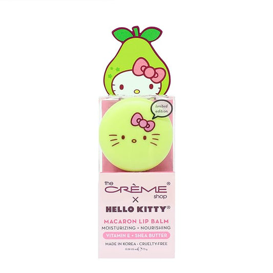 Hello Kitty Macaron Lip Balm - Juicy Pear Flavored-VivaGrace Women