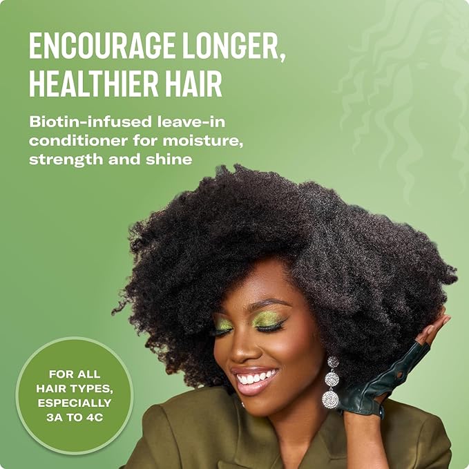 Mielle Organics Rosemary Mint Strengthening Leave In Conditioner for Curly Hair - Hydrating Hair Moisturizer Infused with Biotin to Soften, Protect & Boost Shine (12 Oz)-VivaGrace Women