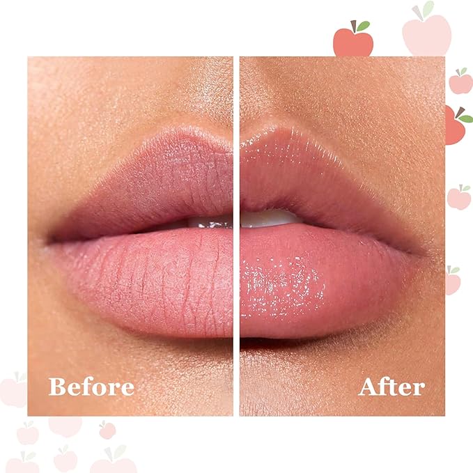 Boobeen Fruit Lip Balm Stick, Lip Repair Stick for Dry Cracked Lips, Moisturizing Lip Care Reduce Fine Lines, Hydrating Lip Balm for Men & Women-VivaGrace Women