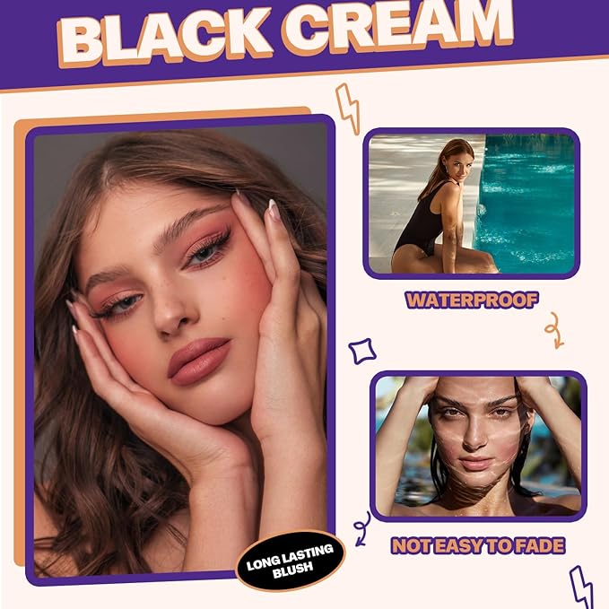 VANERIA Color Changing Blush,Ph Reacting Creme Blush,Pink Blush for Cheek and Lip Tint,Long Lasting Non Fading,Cream Blush Stick Waterproof,Vegan,Cruelty-Free,5g/0.18oz-VivaGrace Women