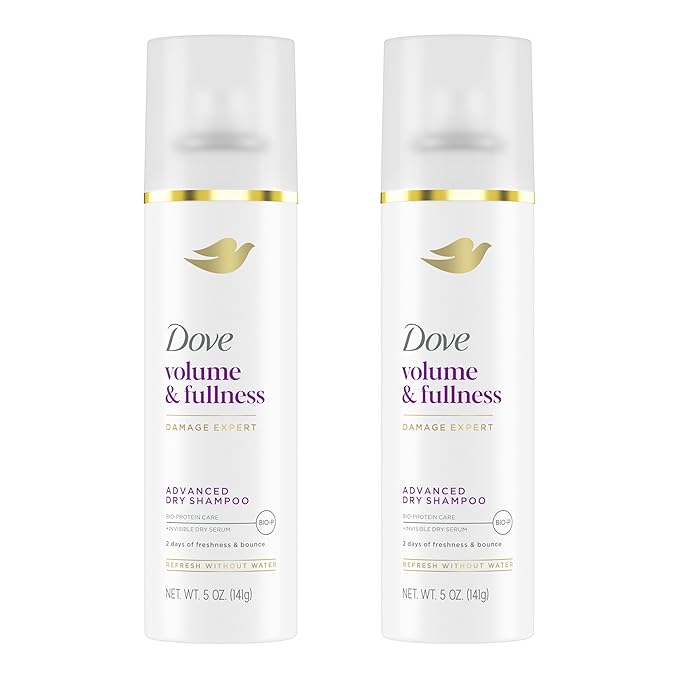 Dove Dry Shampoo for 2 Count for Oily Hair Volume & Fullness for Refreshed Hair 5 oz-VivaGrace Women