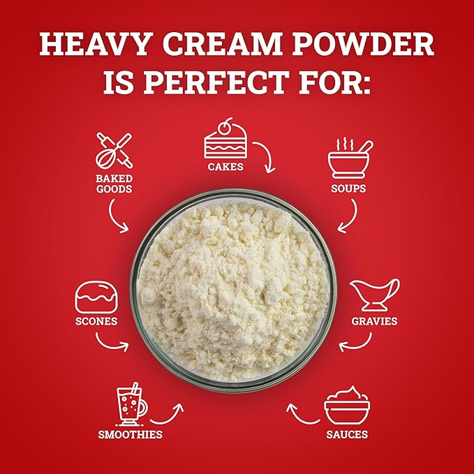 Hoosier Hill Farm Heavy Cream Powder, 1LB (Pack of 1)