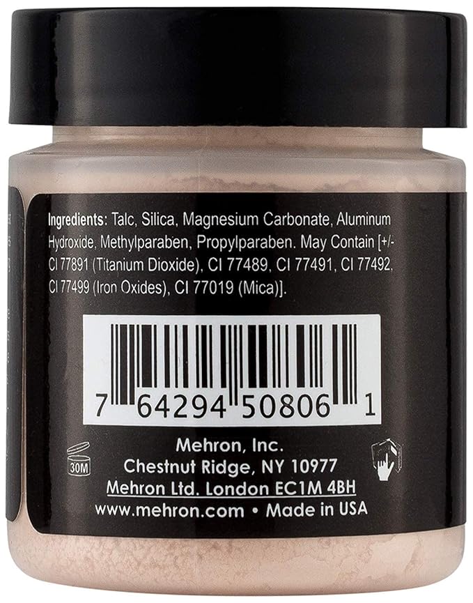 Mehron Ultrafine Setting Powder - Soft Beige 1 oz.-VivaGrace Women