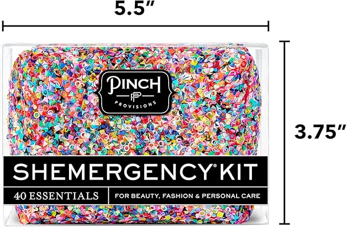 Pinch Provisions Shemergency Kit for Her, 40 Emergency Essential Items, Compact, Multi-Functional Pouch, Gift for Women, Birthday, Bachelorette Parties, and More!-VivaGrace Women