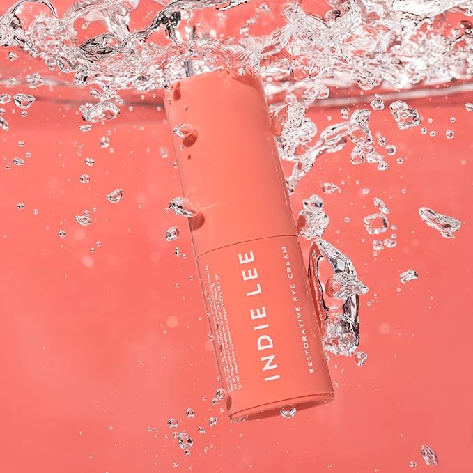 Indie Lee Restorative Eye Cream - Anti Aging Under Eye Cream for Wrinkles, Hydrating Dark Circle Corrector, Puffy Eyes Treatment with Hyaluronic Acid, Conditioning Algae & Licorice Root (0.5oz / 15ml)-VivaGrace Women