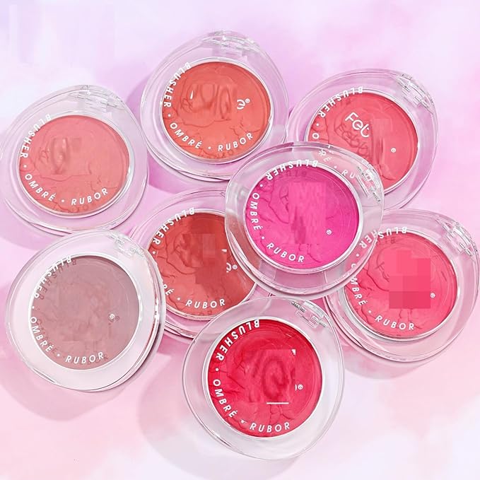 MAEPEOR Matte Face Blush 8 Colors Lightweight Natural Look Face Blush Long-Lasting and Highly Pigmented Powder Blush for Cheeks (Color 02)-VivaGrace Women