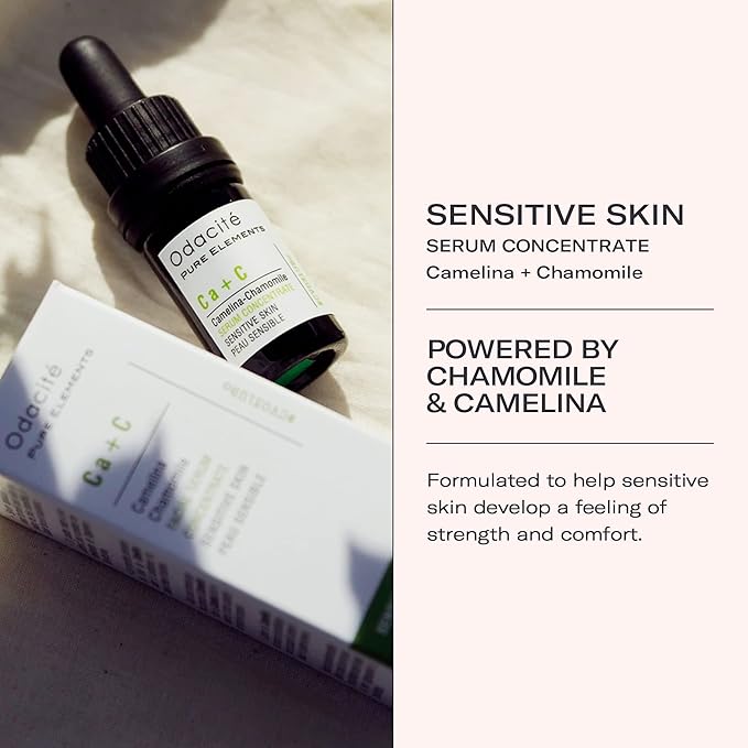 Odacité Anti Aging Serum Concentrate with Camelina + Chamomile, For Sensitive Skin Glow - Lightweight and Hydrating Facial Oil for Redness, Sensitivity & Irritation - 0.17 fl. oz-VivaGrace Women