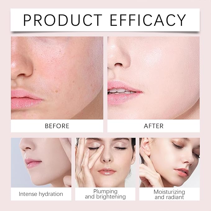 Retinol Collagen Face Mask – Korean Tightening Hydrogel Overnight Mask, Deep Moisturizing & Elasticity Boost, Long-Lasting Hydration & Brightening Skin (Deep Hydrating Mask)-VivaGrace Women