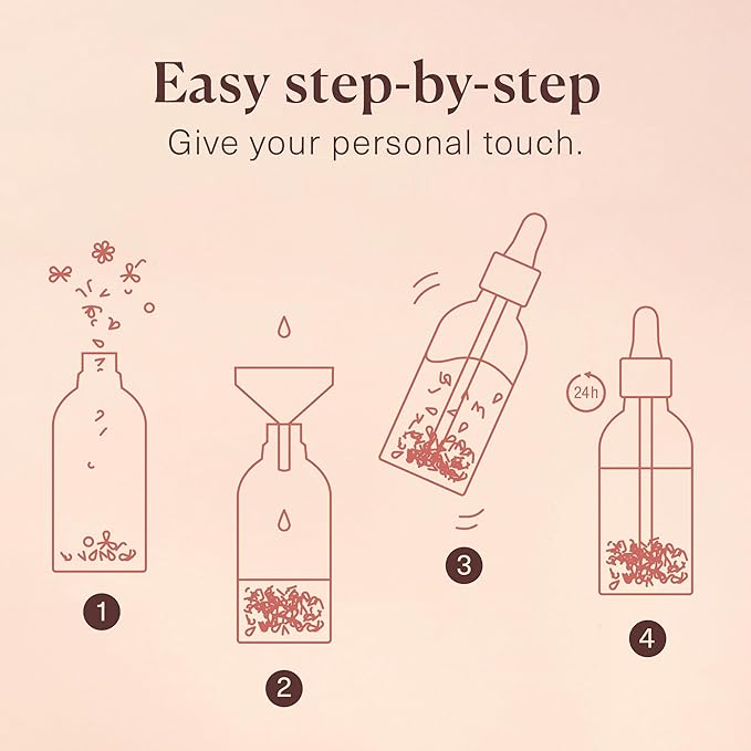 DIY Body Oil Set for Hair, Body & Bath | Includes Almond Oil, Cedar Wood, Orange Peel, Lavender | Gift Idea for Women | Anniversary & Birthday Gift for Her-VivaGrace Women