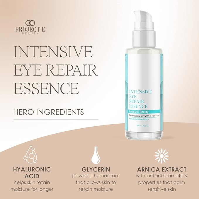 Project E Beauty Daily Skincare Routine | Gentle Cleansing | Foaming Cleanser | Moisturizing Daily | Hydrating Face Cream | Age Defender Eye Cream (Eye Essence)-VivaGrace Women