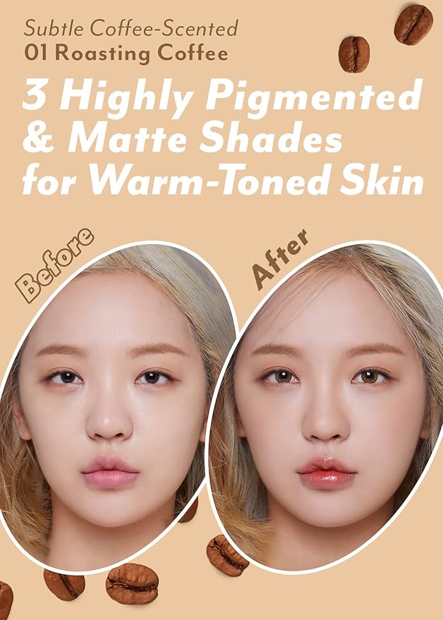 I'm Meme Palette - Afternoon Tea Contour | Roasting Coffee, Bronzer Palette for Face & Cheeks, Matte Powder Bronzer, Natural Makeup, Buildable Coverage, Light to Medium, For Warm Tone Skin, 0.4 Oz-VivaGrace Women