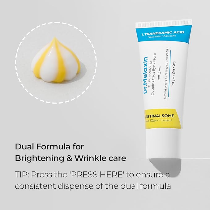 TX Retinalsome Eye Cream with Adenosine Niacinamide for Fine Lines, Wrinkles & Dark Spots | Daily Anti-Aging Under Eye Care | 40g - Korean Skincare-VivaGrace Women