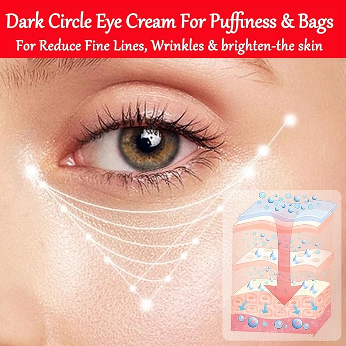 Pomegranate Eye Cream, Under Eye Cream For Dark Circles, Dark Circle Eye Cream For Puffiness And Bags, Anti Aging Eye Cream For Reduce Fine Lines & Wrinkles-VivaGrace Women