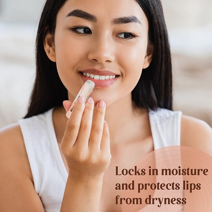 Blessed Is She Restore Lip Balm - Organic Vanilla Chapstick For Hydrating Lips Enriched With Vitamin E, Beeswax, Sunflower Oil, Coconut Oil & Rosemary Extract.-VivaGrace Women