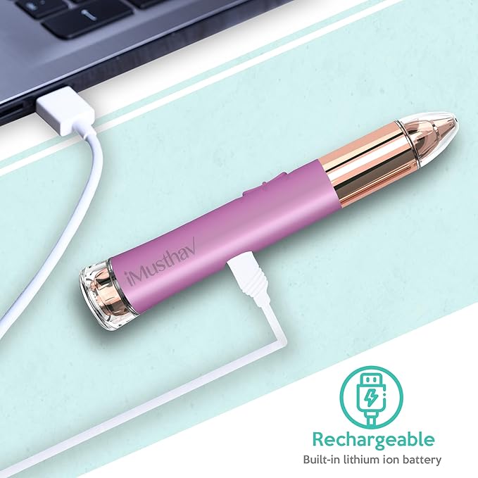 2 in 1 Eyebrow and Facial Hair Remover for Women Painless Flawless Electric Razor Epilator Trimmer Shaver with 18K Gold-Plated, USB Rechargeable, 360° LED for Eyebrow and Face Hair Removal-VivaGrace Women