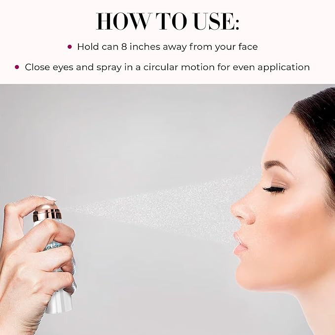 LUMINESS Waterproof Setting Spray for Makeup, Airbrush Spray Makeup Sealant (2.36 fl oz) - Long-Lasting Face Make Up Spray with Hydrating Mist Helps Control Oil & Replenishes Moisture-VivaGrace Women