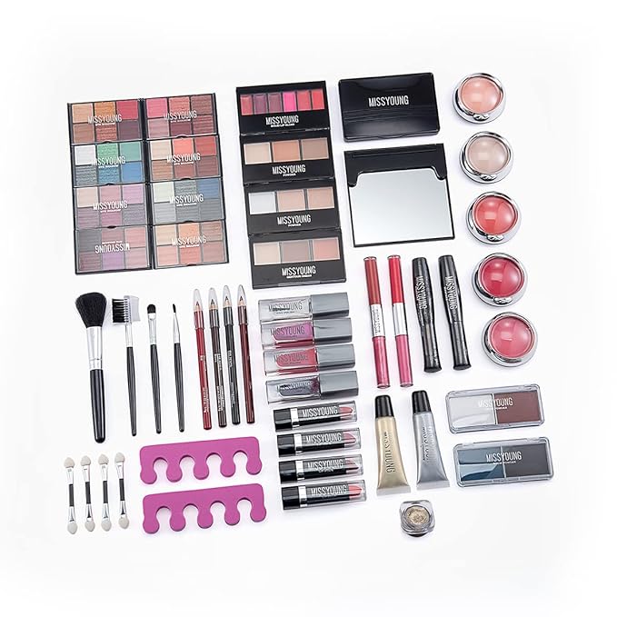 102 Colors Professional make up set, All in one makeup kit for women full kit, Cosmetics teenagers, Makeup palette-VivaGrace Women