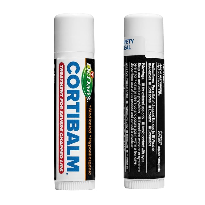 Dr. Dan's Cortibalm- 4 Pack - for Dry Cracked Lips - Healing Lip Balm for Severely Chapped Lips - Designed for Men, Women and Children-VivaGrace Women