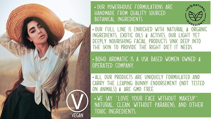 Facial Skincare Kit, Natural Skin Care Gift Set, Facial Cleanser, Vitamin C Cream, Rose Eye Cream, Lavender Mist, Dry Brush for Face, Facial Giftset for Women, Birthday Gifts for Women-VivaGrace Women