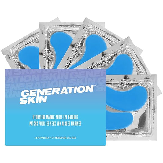 Eye Mask, Eye Masks for Dark Circles and Puffiness, Under Eye Mask with Hyaluronic Acid and Marine Algae, Vegan and Cruelty-Free Under Eye Patches, Marine Algae Eye Masks, 5-Pack-VivaGrace Women